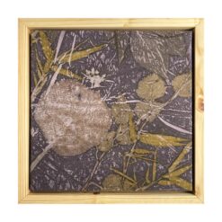 Hetk, taimetrükk viskoosil, raamitud pilt 35×35 cm